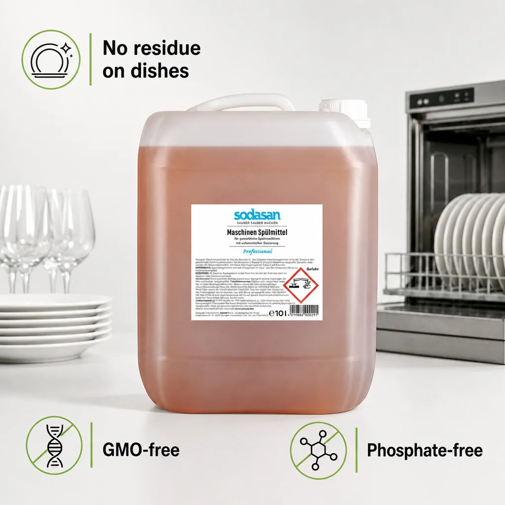 Dishwasher Rinse Aid, 10 Liter, Dishwasher Rinse Aid Liquid, Commercial Dishwasher Rinse Aid