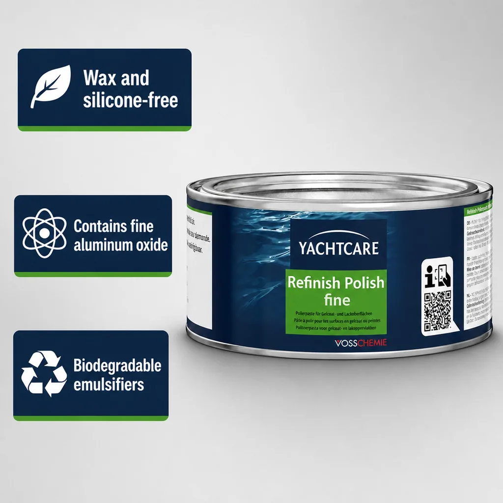 Boat Polishing Compound, Marine Polishing Compound, Fine Polish 500 g