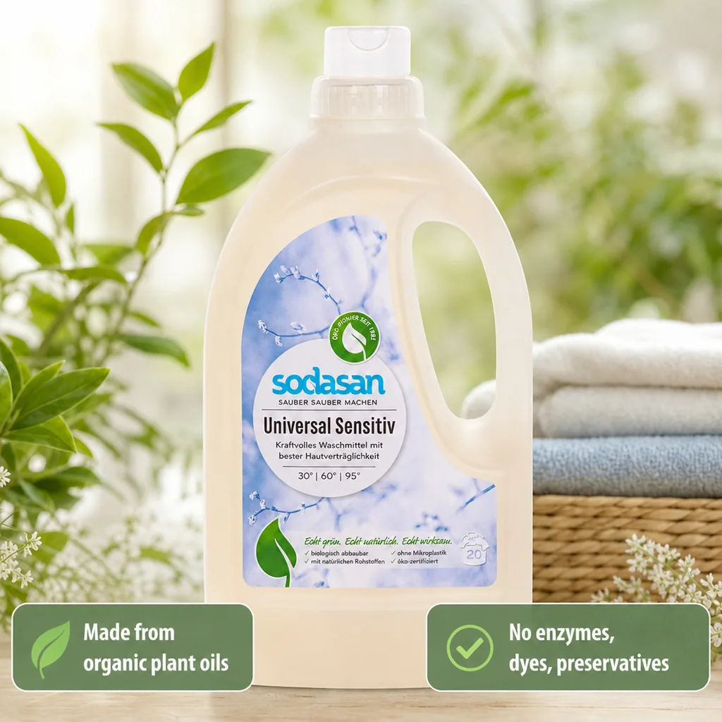 Sensitive Laundry Detergent 1,5 Liter, Universal Laundry Detergent, Eco Laundry Detergent