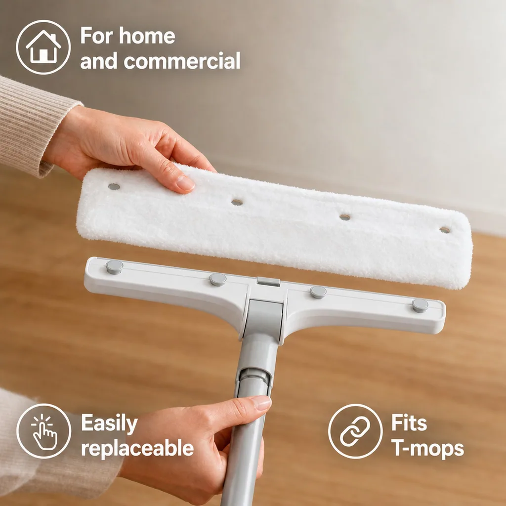 Wool Floor Mop Head, Wool Mop Head, Floor Mop Replacement Head, 30 cm Width