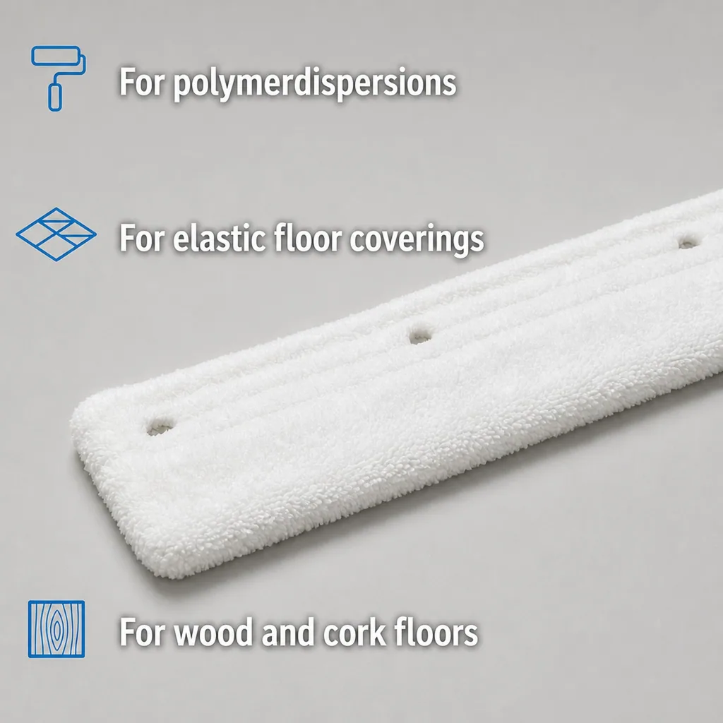 Wool Floor Mop Head, Wool Mop Head, Floor Mop Replacement Head, 30 cm Width