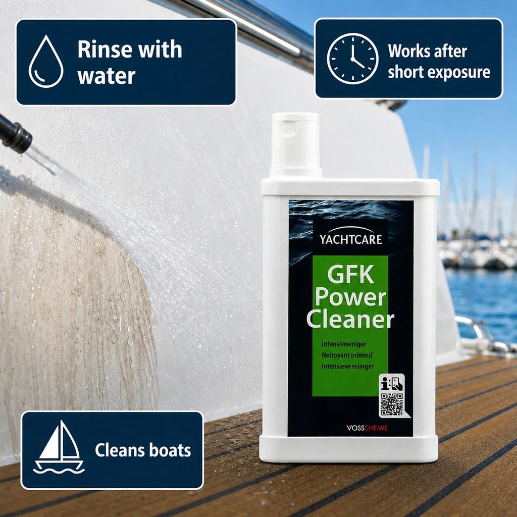 Fiberglass Cleaner 500 ml, Gelcoat Cleaner, Boat Cleaner