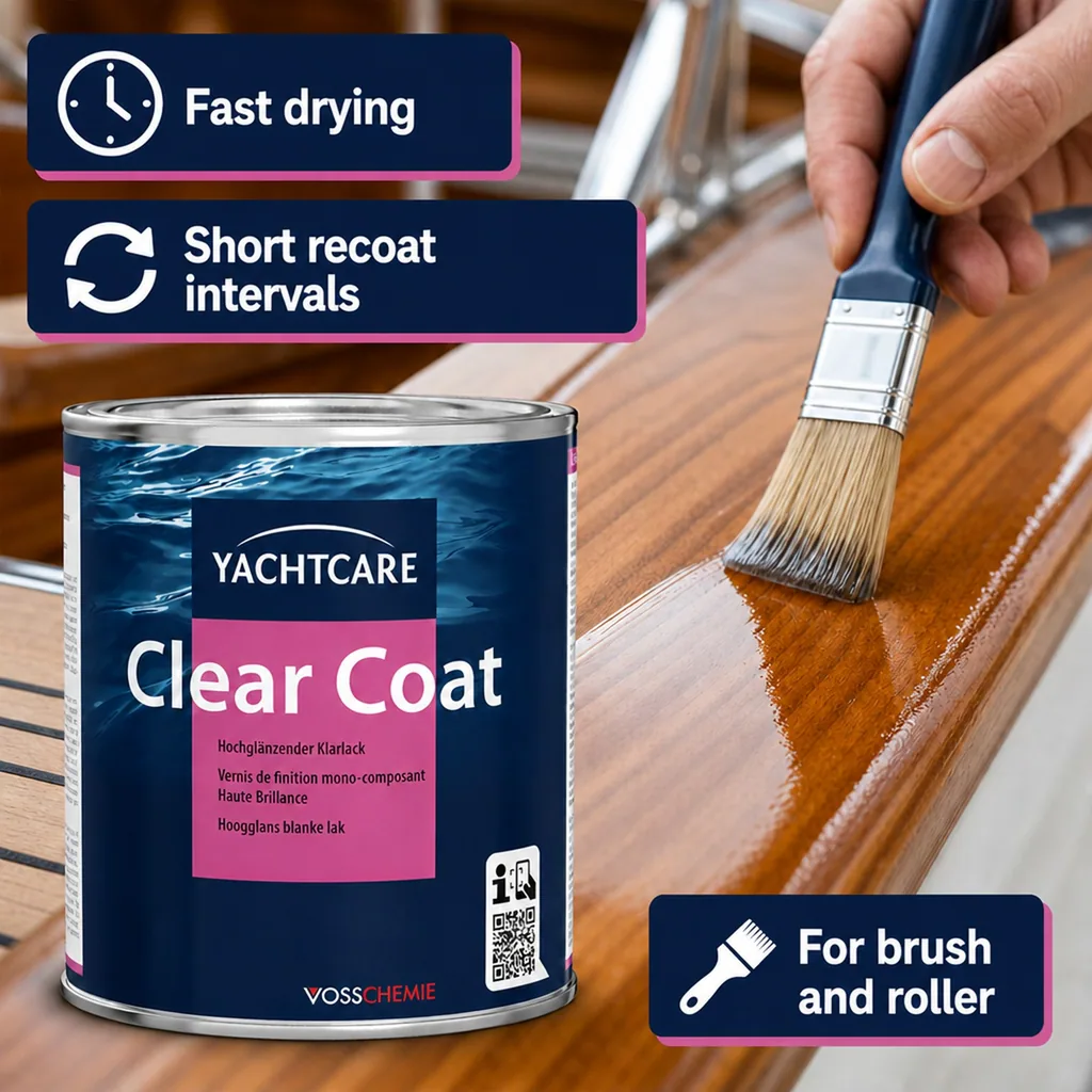 Clear Coat 750 ml, Transparent High Gloss Klarlack