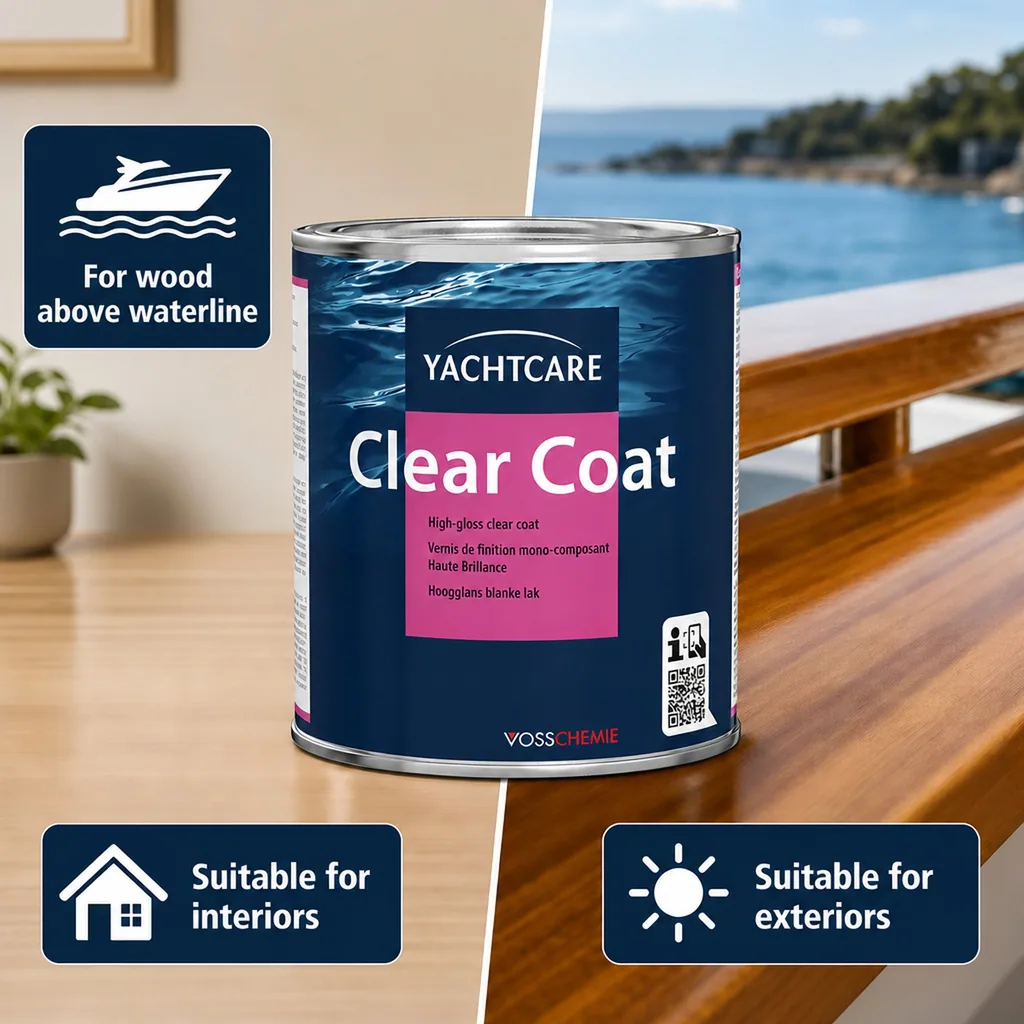 Clear Coat 750 ml, Transparent High Gloss Klarlack