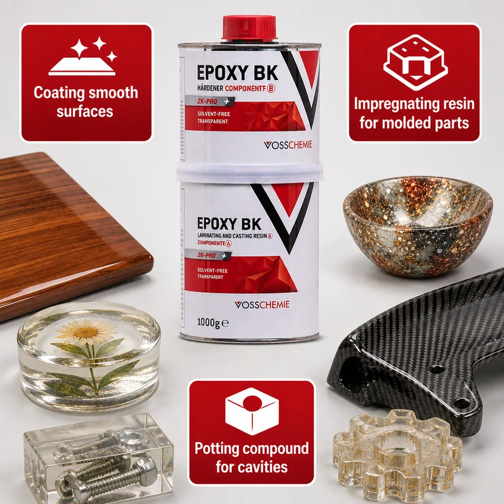Epoxy Resin, Clear Epoxy Resin, 1000g Solvent Free Epoxy