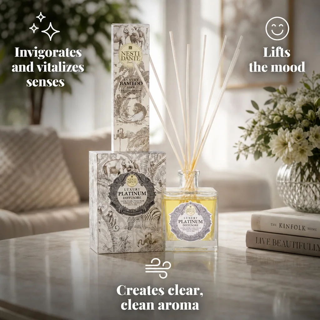 Room Diffuser, Luxury Home Fragrance, Platinum Diffuser, 500 ml