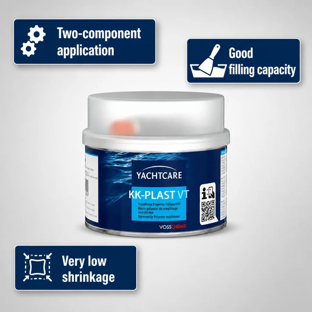 Polyester Filler 1000g, Body Filler, Grey Filler, Marine Filler, Plastic Filler