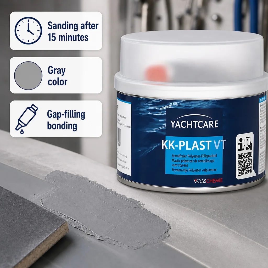 Polyester Filler 1000g, Body Filler, Grey Filler, Marine Filler, Plastic Filler