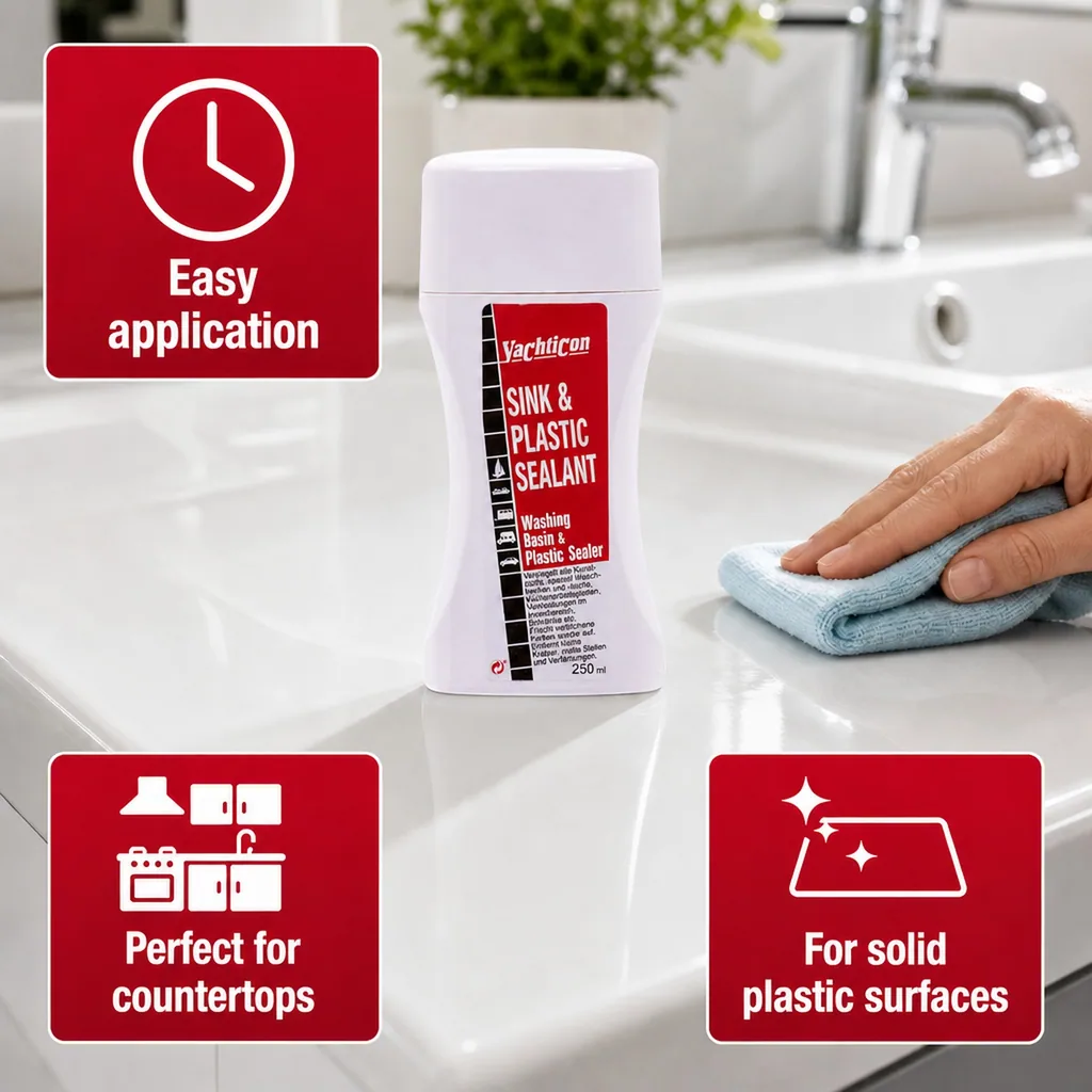 Sink Sealant, Plastic Sealant, 250 ml, Sink Protector, Plastic Protector
