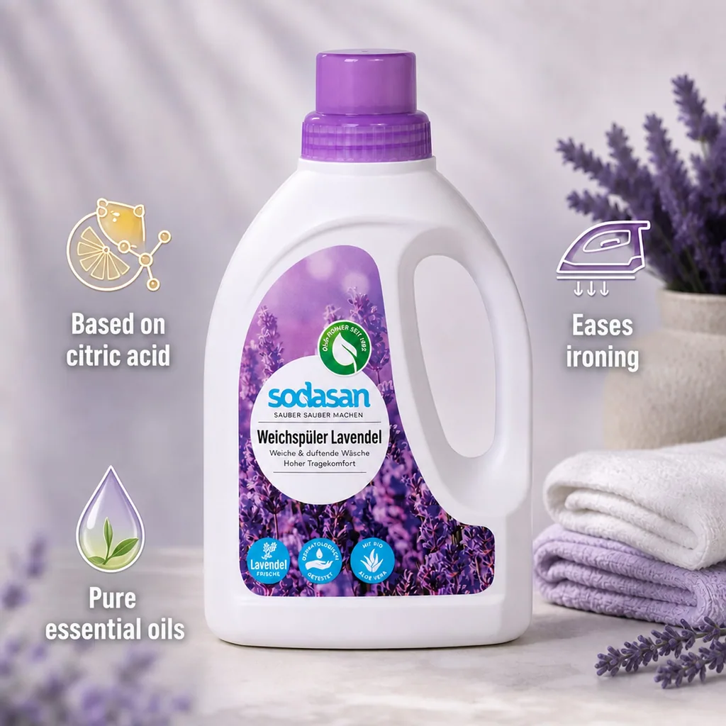 Fabric Softener, Lavender, 750 ml, Natural Liquid Laundry Softener