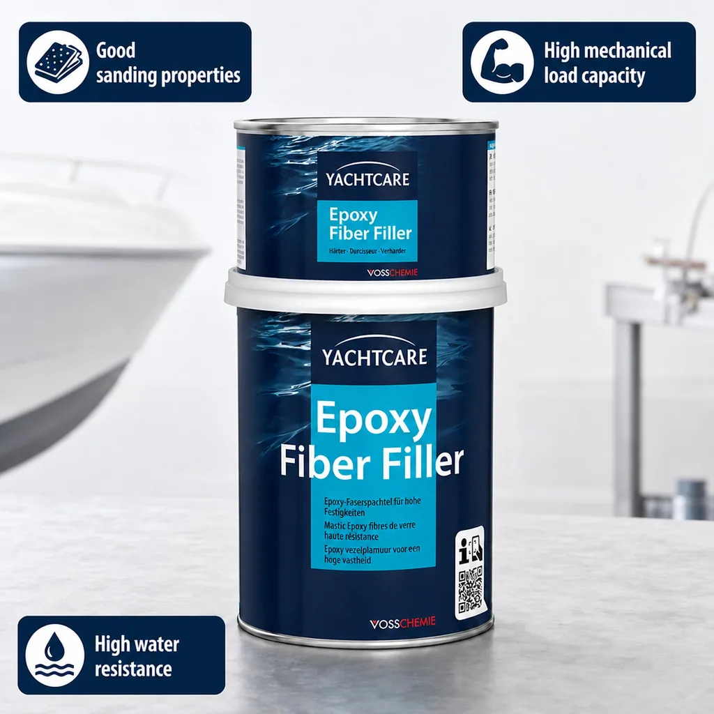 Epoxy Filler 2 kg, Fiber Filler, Marine Epoxy Filler, Boat Filler