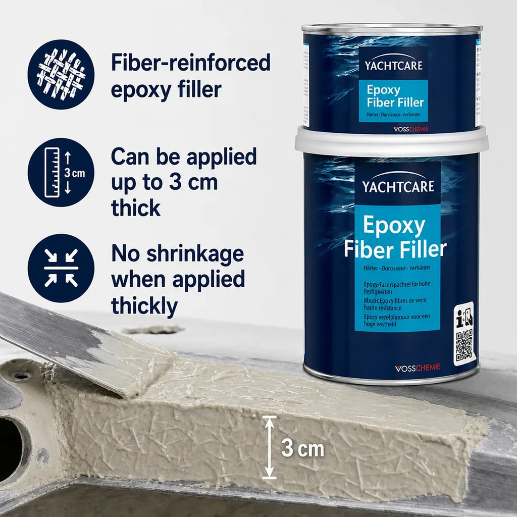 Epoxy Filler 2 kg, Fiber Filler, Marine Epoxy Filler, Boat Filler