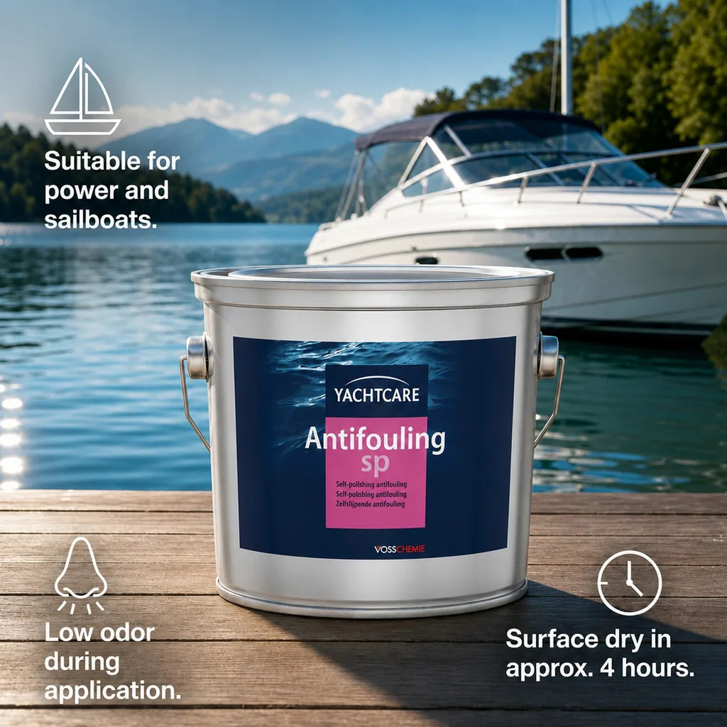 Antifouling Paint 2.5 Liter, black, boat antifouling, marine paint