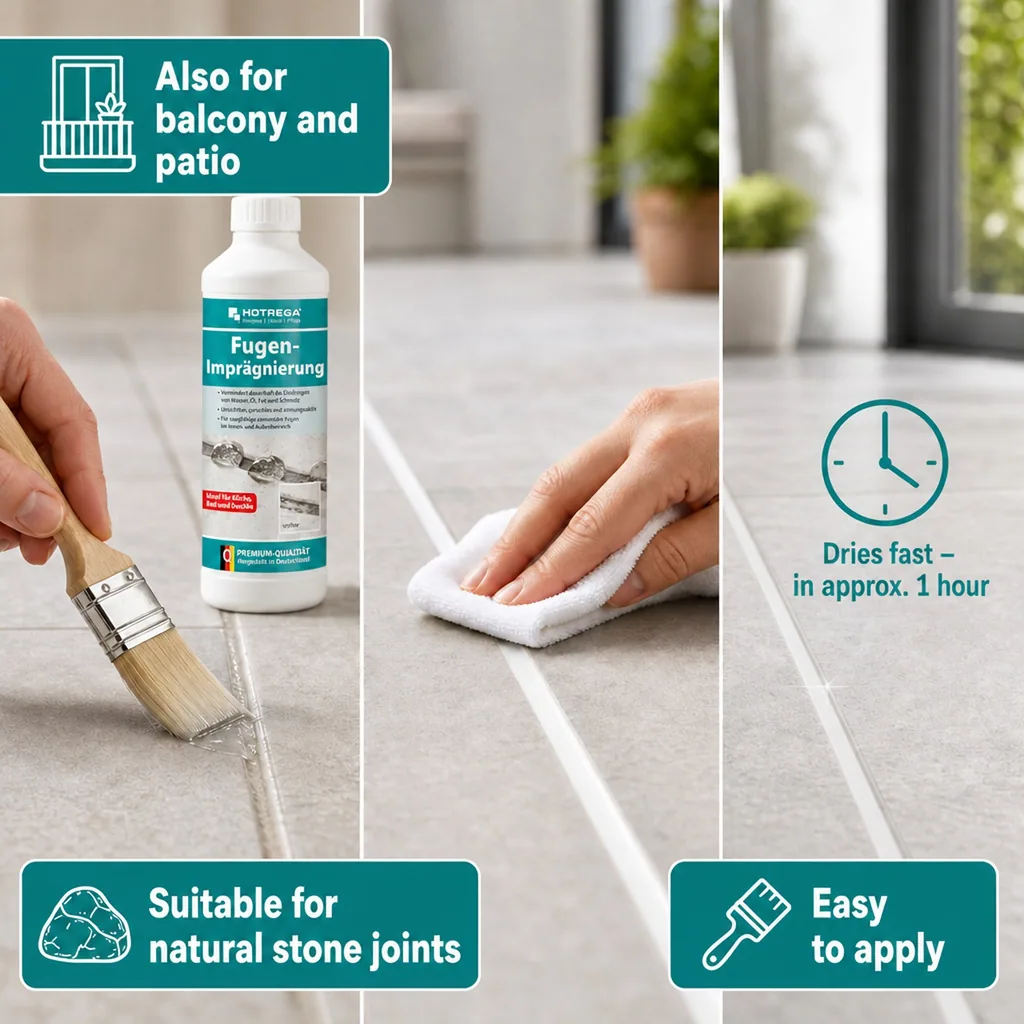 Grout sealer, Tile grout sealer, 500 ml, Grout sealant, Tile sealer