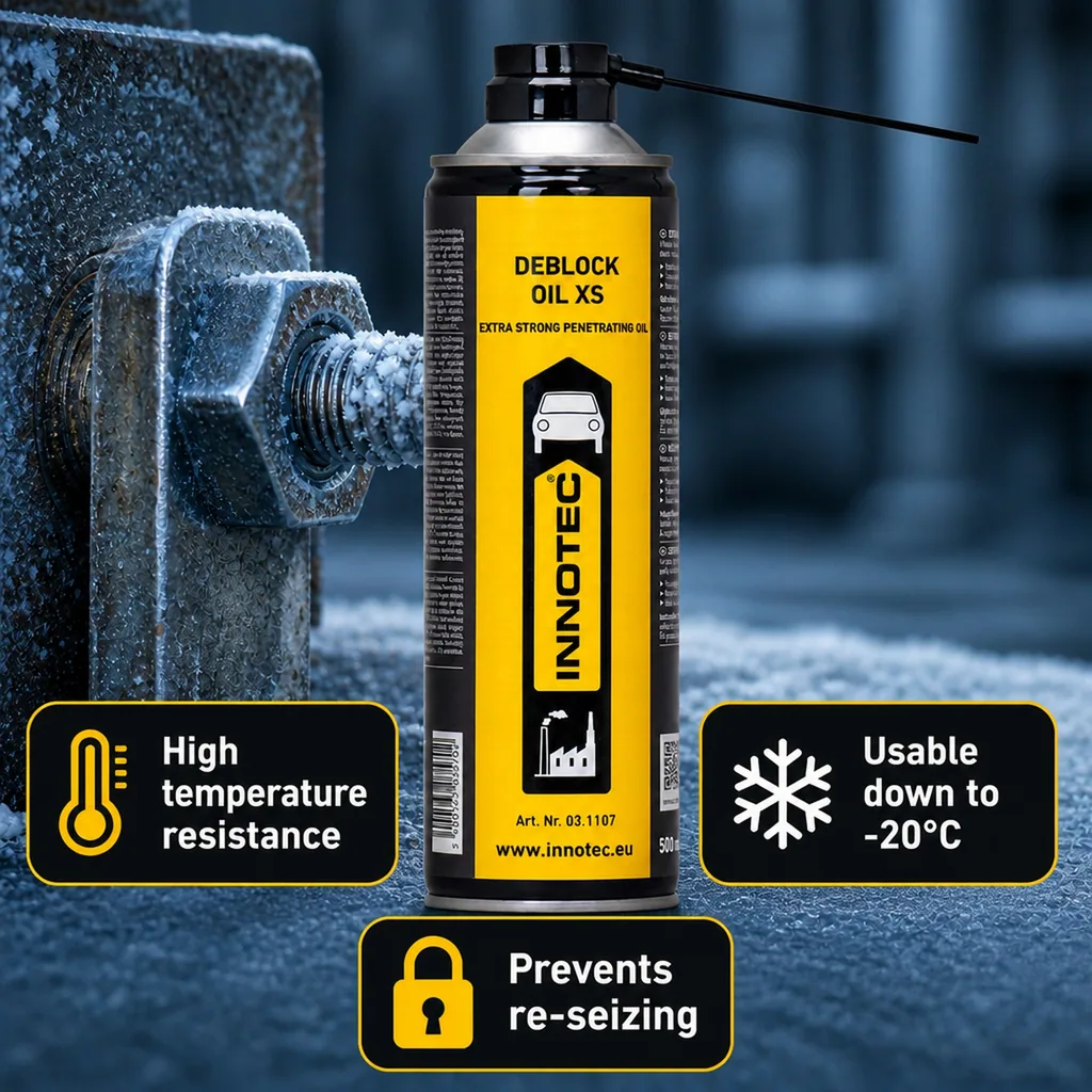 Penetrating Oil 500 ml, Rust Remover, Corrosion Removal, Stuck Bolt Remover