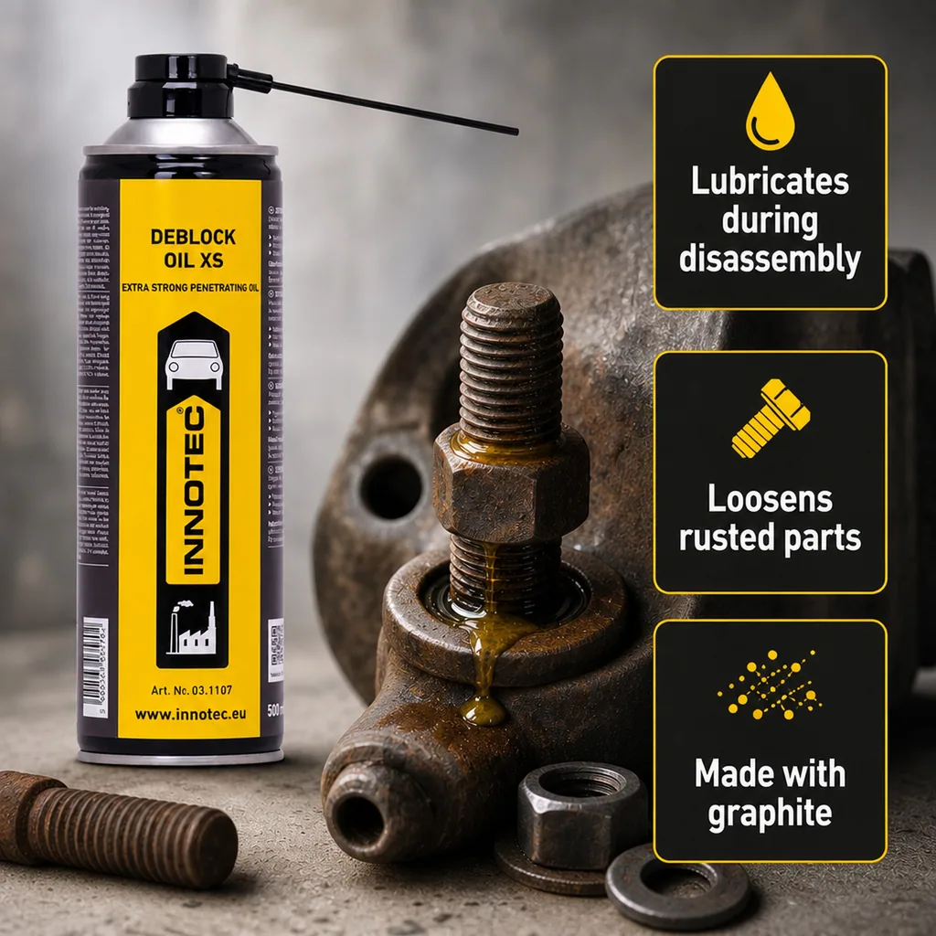 Penetrating Oil 500 ml, Rust Remover, Corrosion Removal, Stuck Bolt Remover