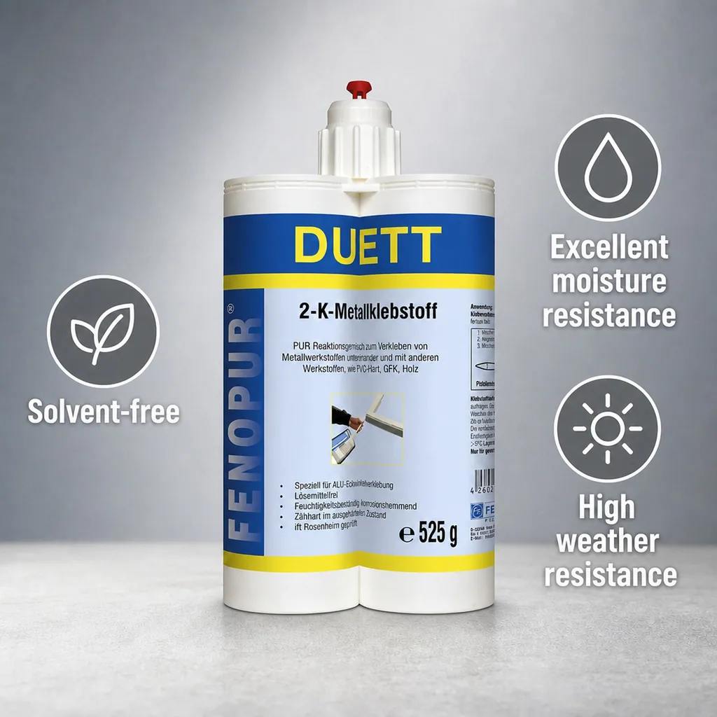 PU Adhesive, 2-K PU Adhesive, gray, 525 g, Polyurethane Adhesive