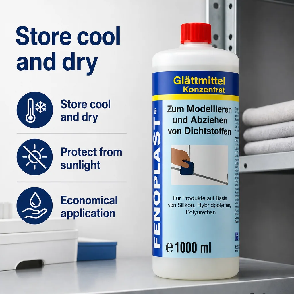 Sealant smoothing tool, Sealant finishing solution, 1000 ml sealant modeling concentrate