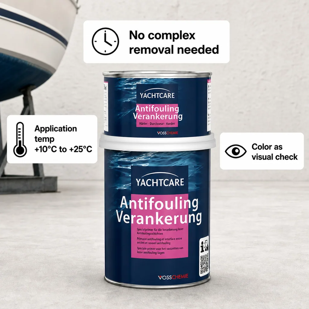 Antifouling Paint, Bottom Paint, 750 ml, white Antifouling