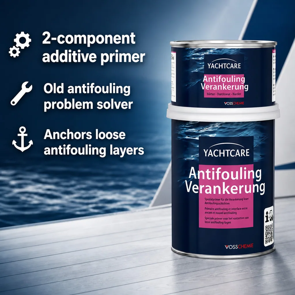 Antifouling Paint, Bottom Paint, 750 ml, white Antifouling