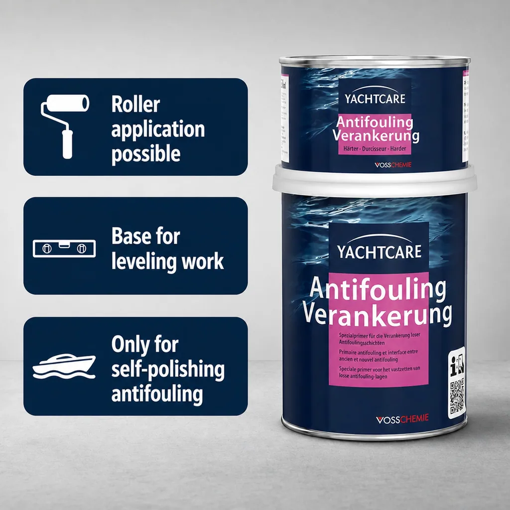 Antifouling Paint, Bottom Paint, 750 ml, white Antifouling