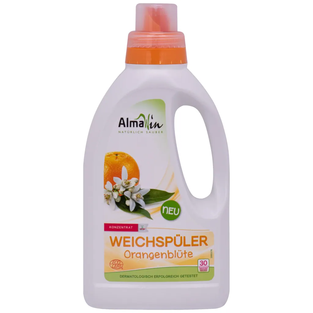Fabric Softener, 750 ml, Natural Fabric Softener, Orange Blossom