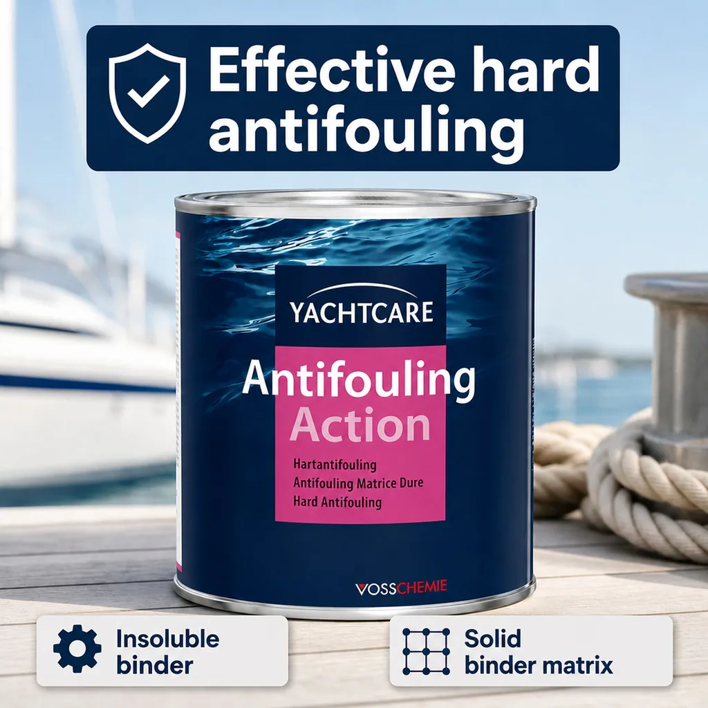 Antifouling Paint, Boat Bottom Paint, Hard Antifouling, 750 ml, red