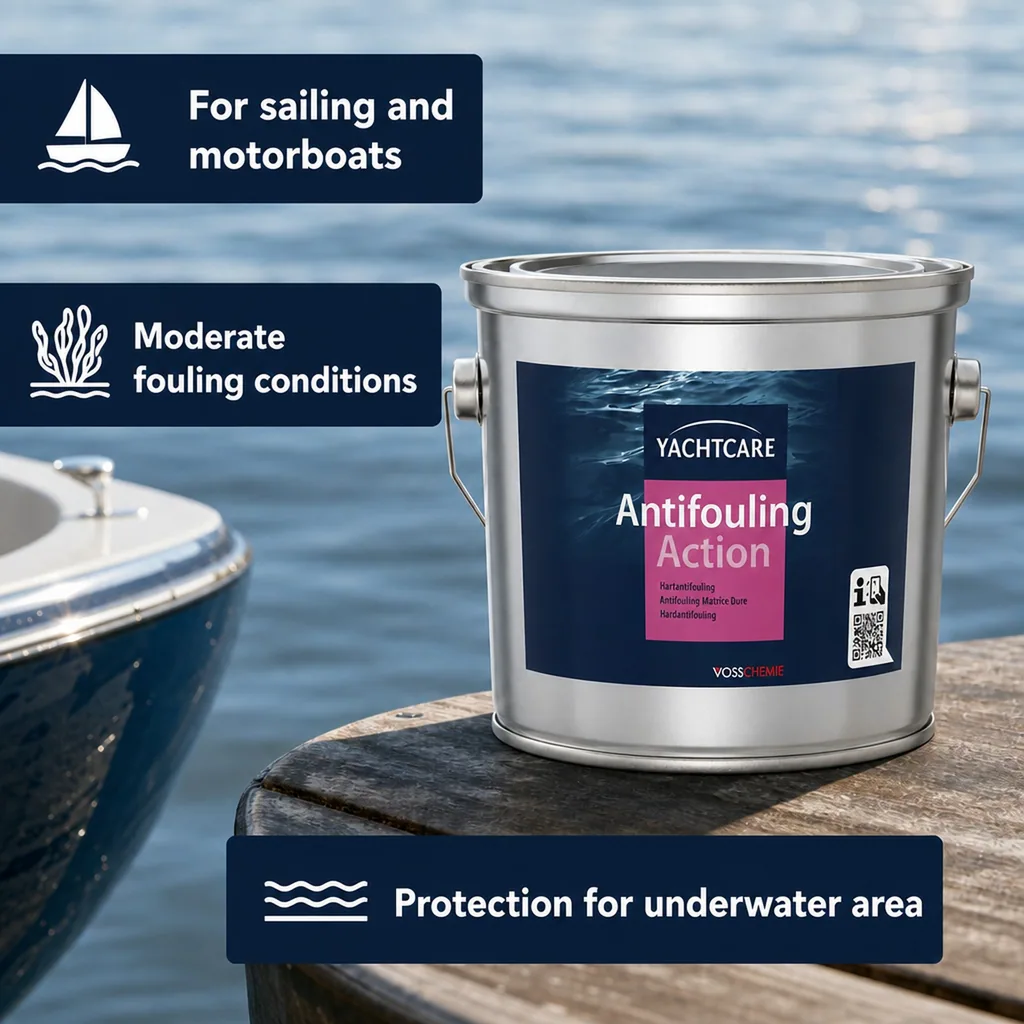 Antifouling Paint 2,5 Liter, Hard Antifouling, black