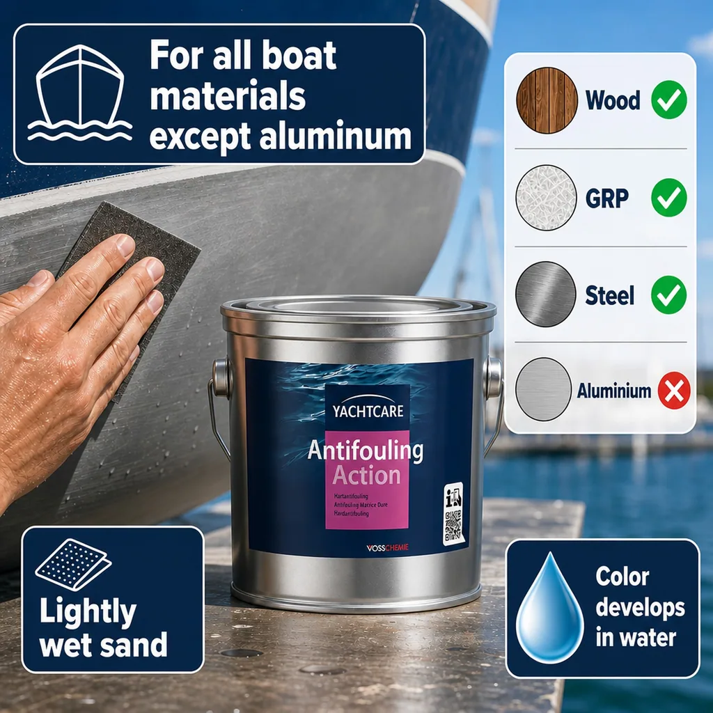 Antifouling Paint 2,5 Liter, Hard Antifouling, black