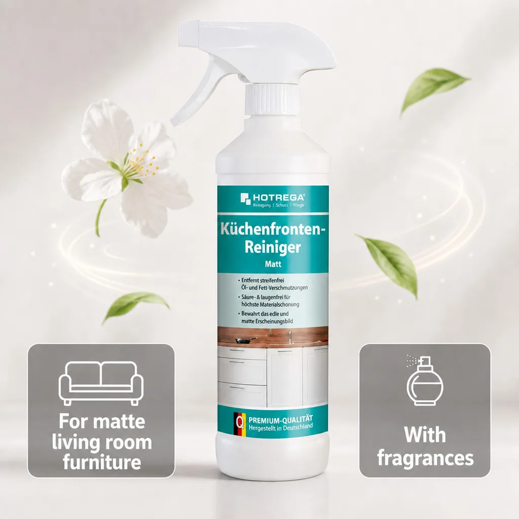 Kitchen Cabinet Cleaner, Matte Kitchen Cabinet Cleaner, 500 ml Kitchen Front Cleaner