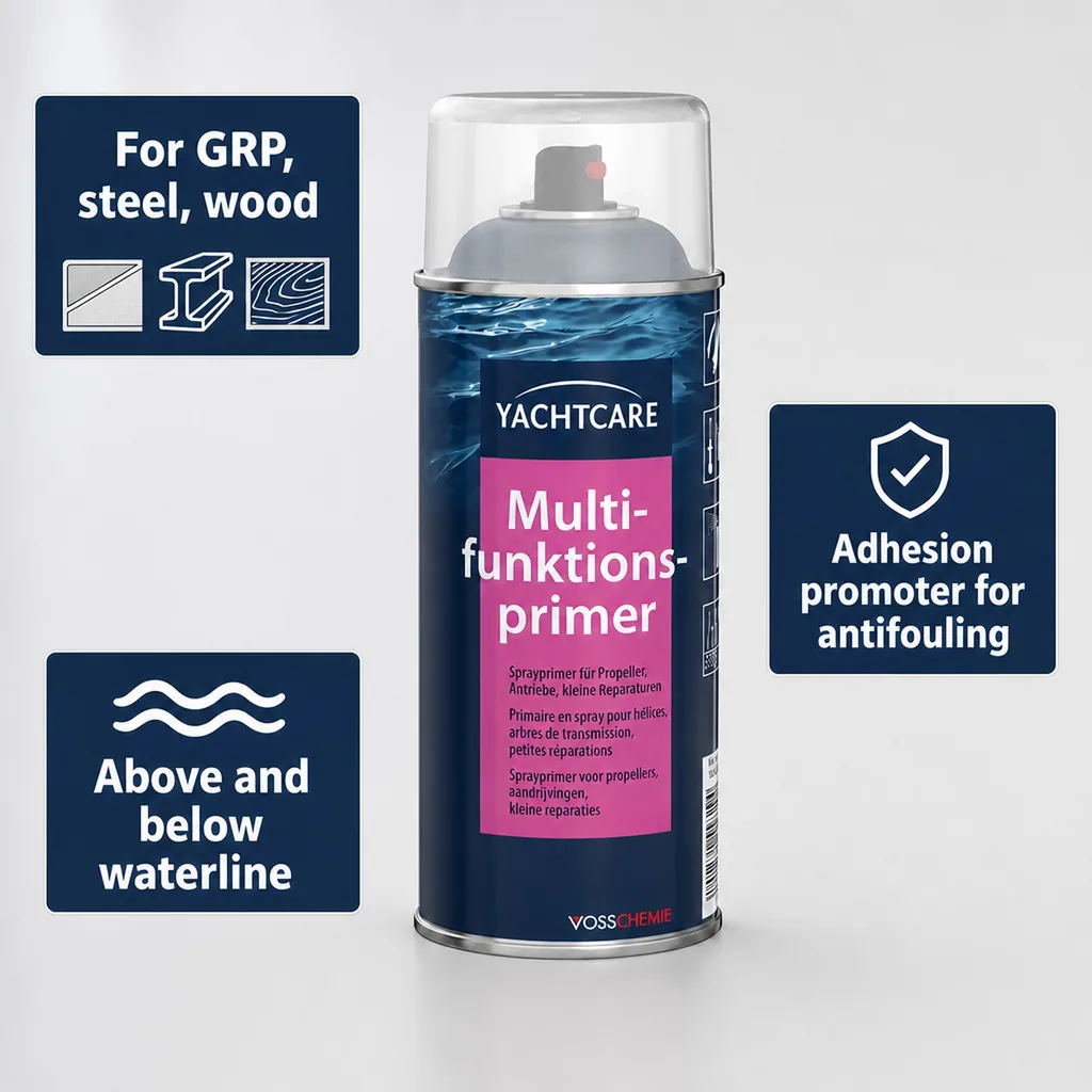 Marine Primer Spray, Multifunctional Primer, 400 ml