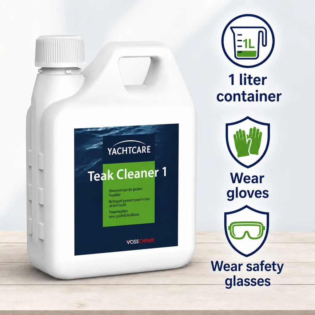 Teak Cleaner, 1000 ml, Teak Wood Cleaner, Teak Cleaning Solution