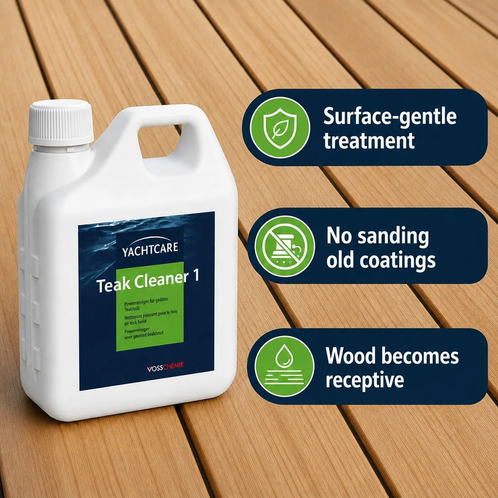 Teak Cleaner, 1000 ml, Teak Wood Cleaner, Teak Cleaning Solution