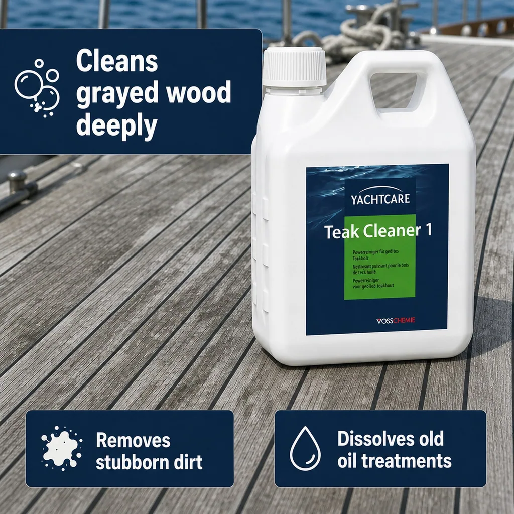 Teak Cleaner, 1000 ml, Teak Wood Cleaner, Teak Cleaning Solution