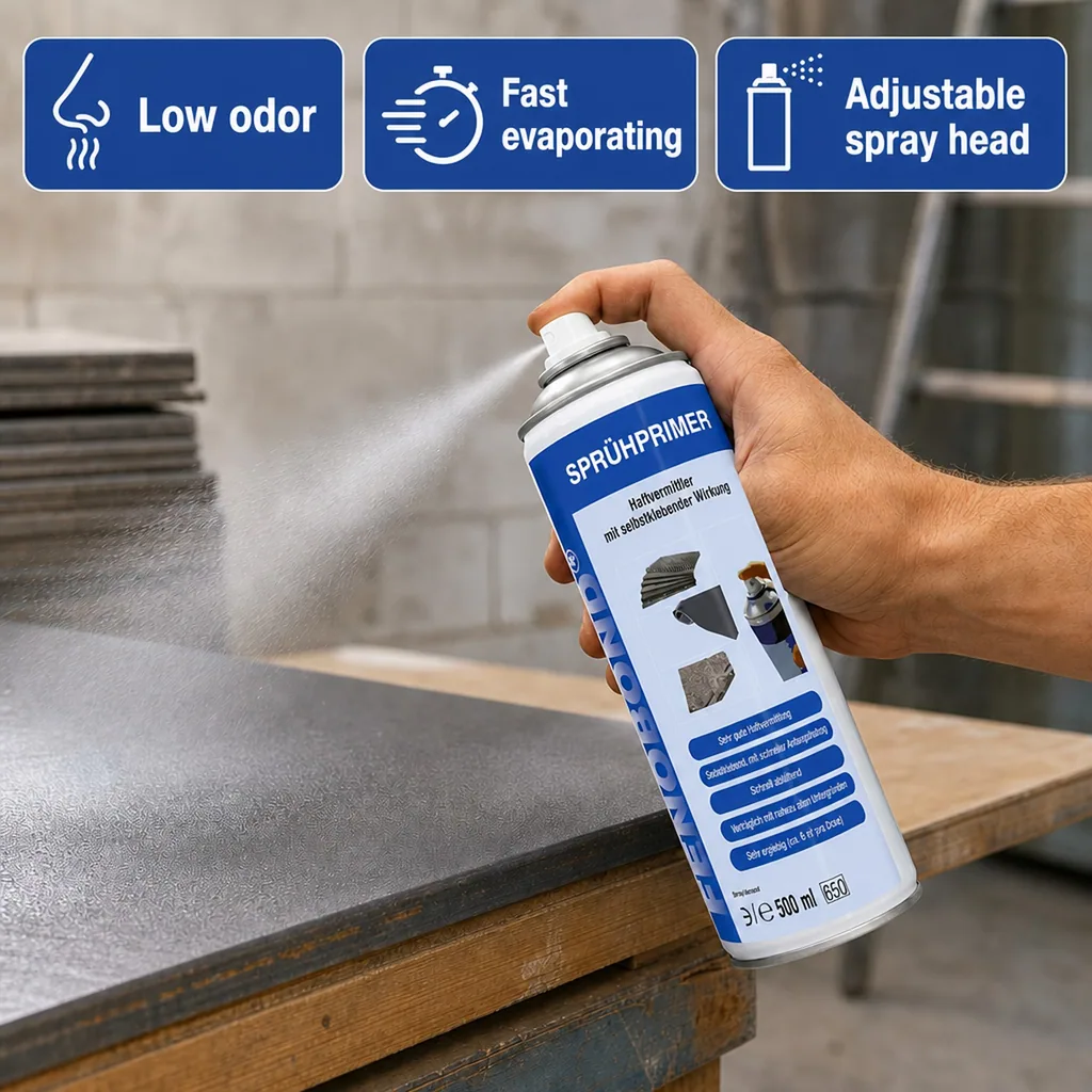 Primer, Aerosol Spray, 500 ml, Adhesion Promoter, Surface Primer
