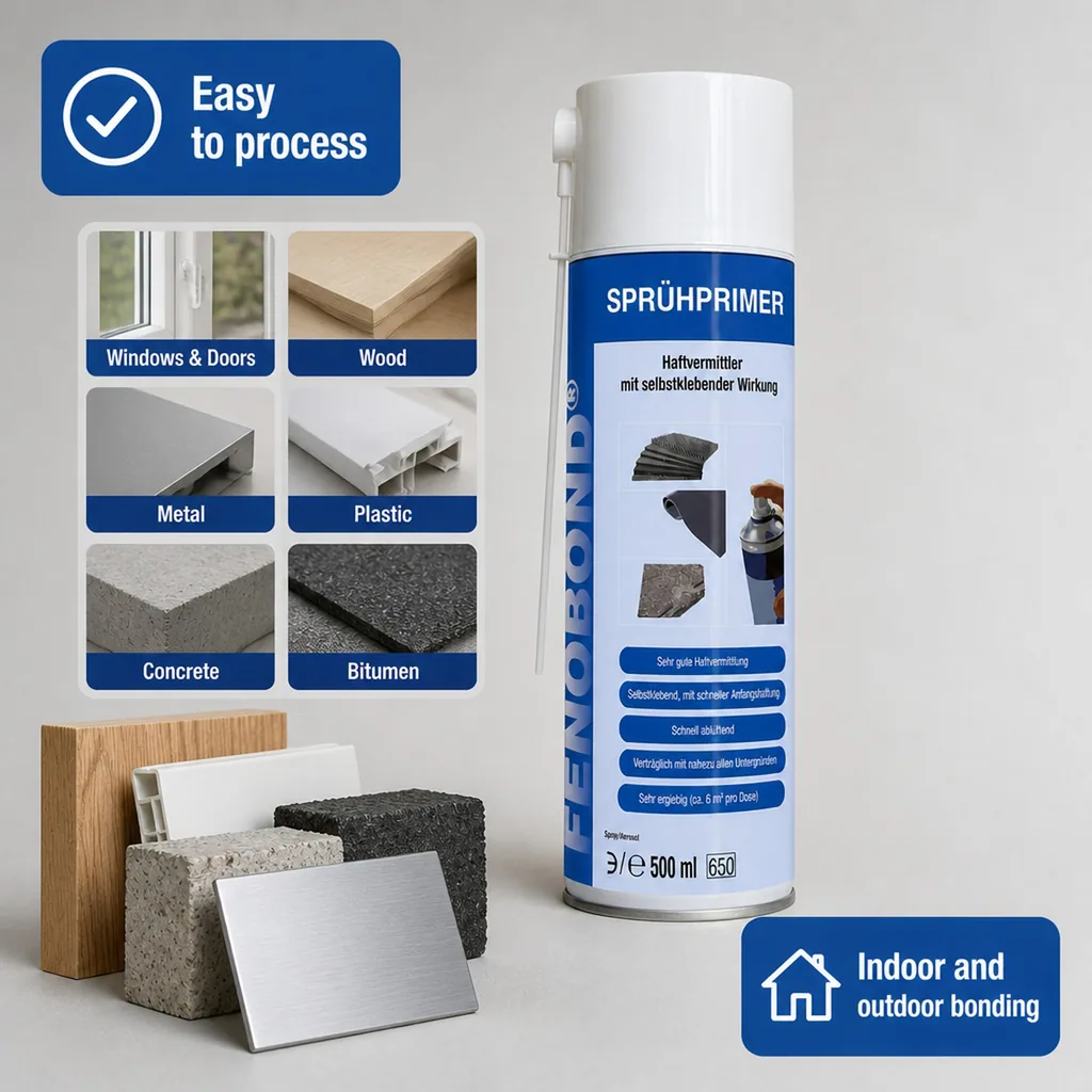 Primer, Aerosol Spray, 500 ml, Adhesion Promoter, Surface Primer