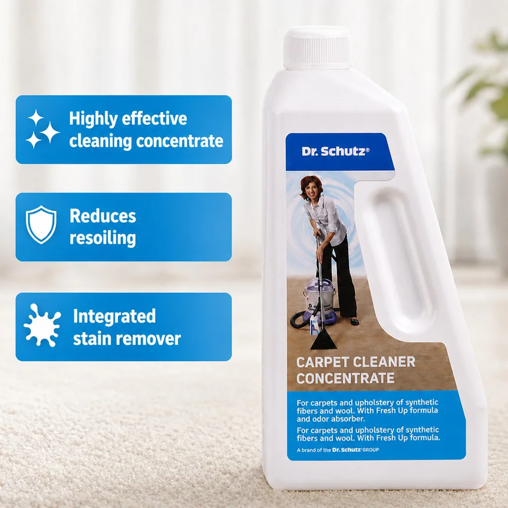 Carpet Cleaner Concentrate, carpet cleaning solution, 750 ml, Carpet Shampoo, reicht für ca. 50 m²