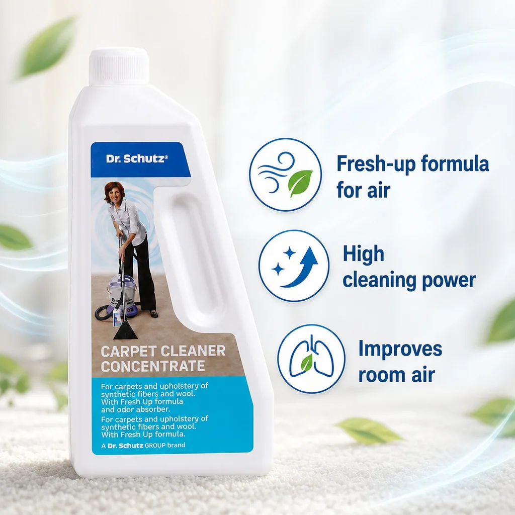 Carpet Cleaner Concentrate, carpet cleaning solution, 750 ml, Carpet Shampoo, reicht für ca. 50 m²