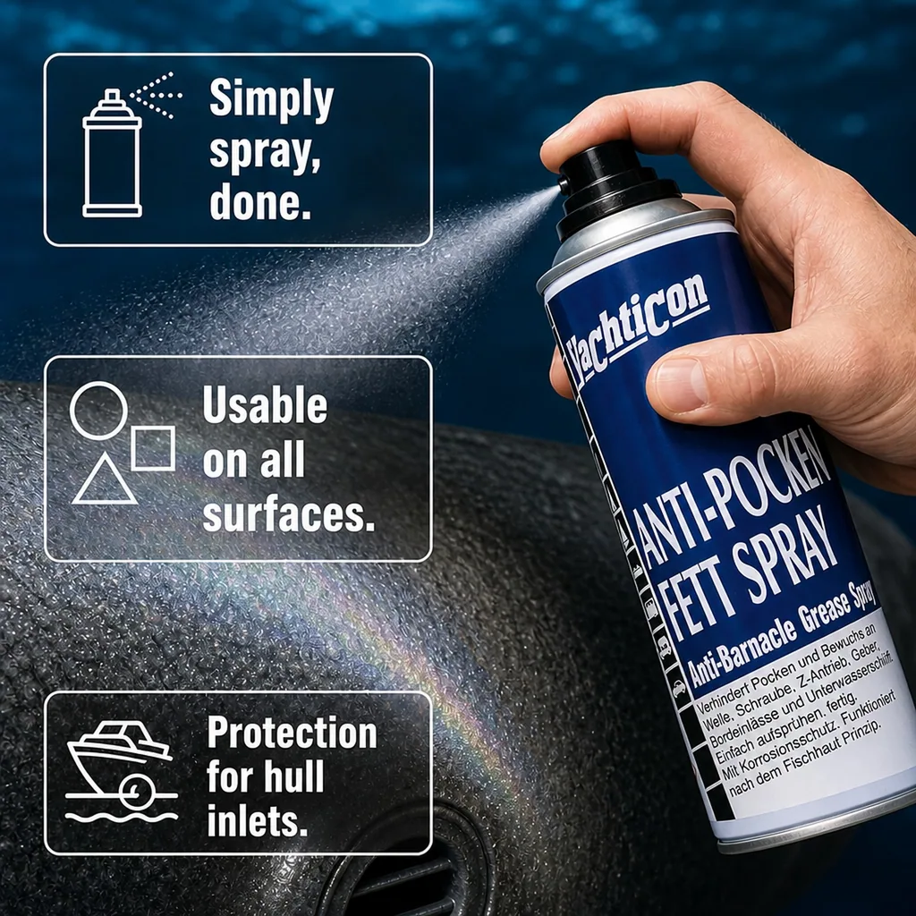 Antifouling Spray 400 ml, Boat Antifouling, Hull Protection Spray
