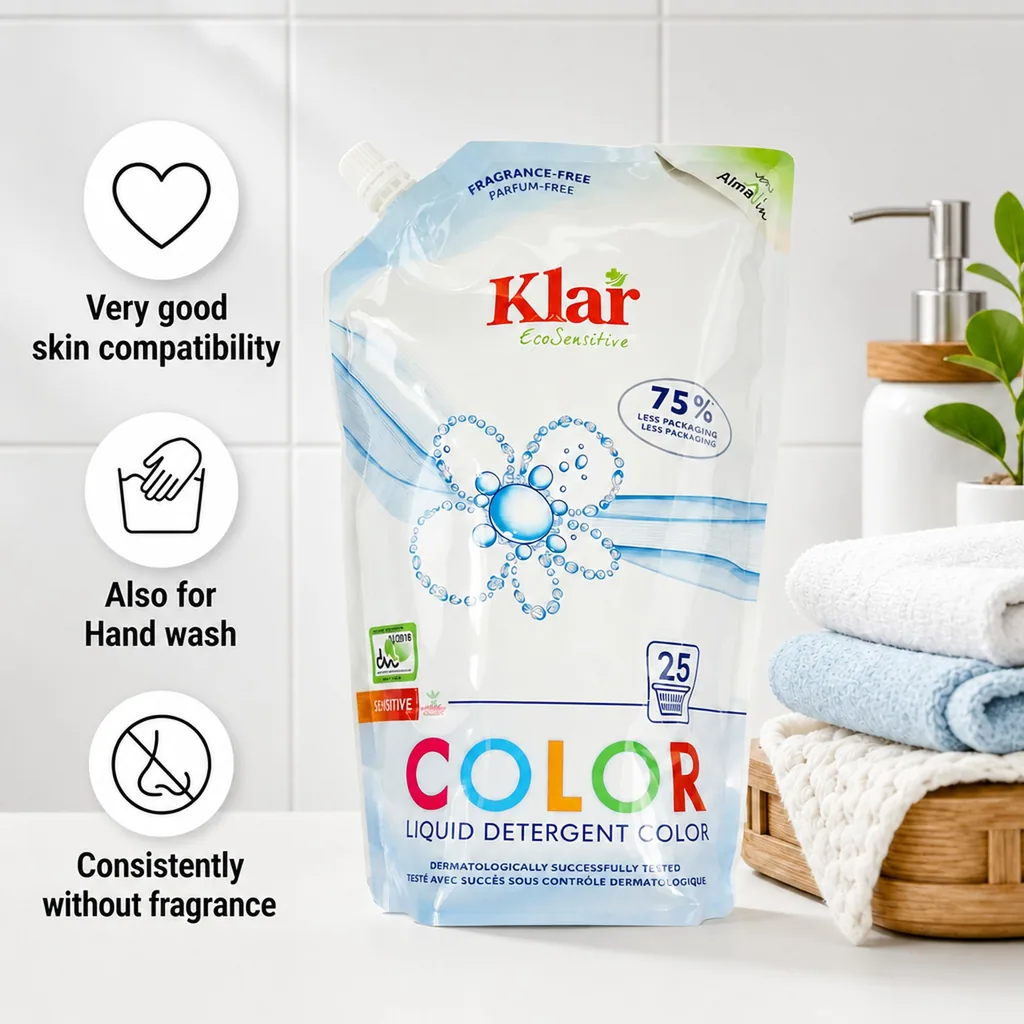 Color Laundry Detergent, Liquid, 1.5 Liter, Eco Friendly Laundry Detergent
