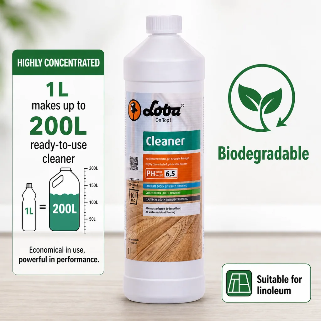 Floor cleaner 1 liter, floor cleaning solution, general purpose cleaner