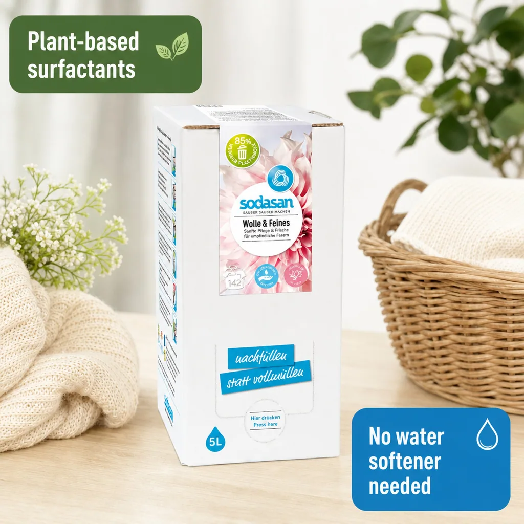 Wool Detergent 5 Liter, Liquid Laundry Detergent, Delicate Detergent