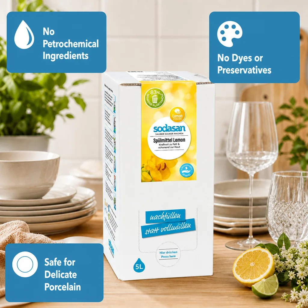Dish Soap 5 Liter, Lemon & Lime, Bulk Dish Soap