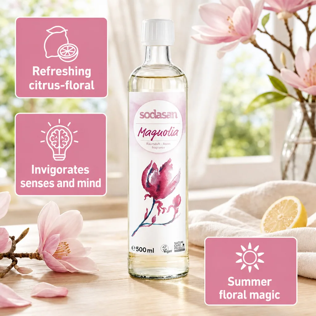 Room Fragrance Refill, Magnolia Scent Refill, 500 ml, Home Fragrance Refill