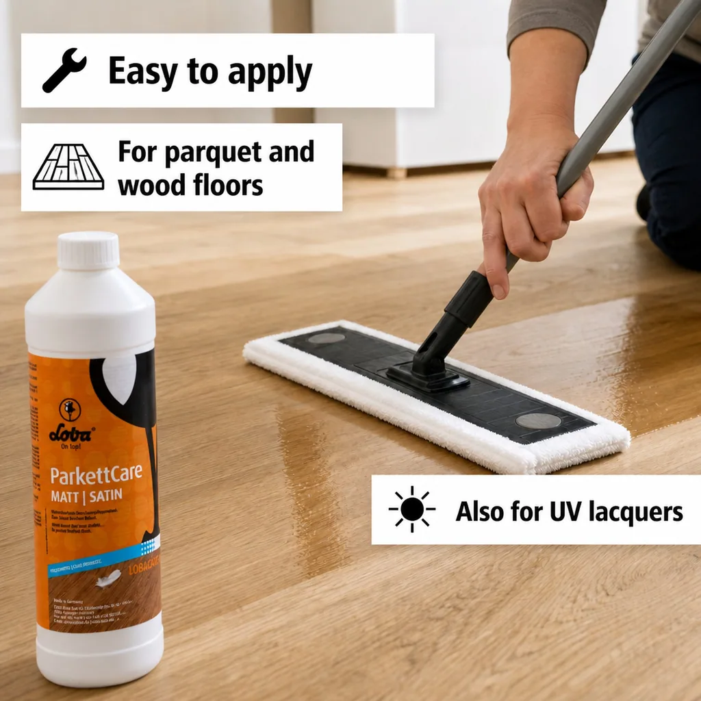 Matte Wood Floor Cleaner, Floor Care, 1 Liter, Hardwood Cleaner