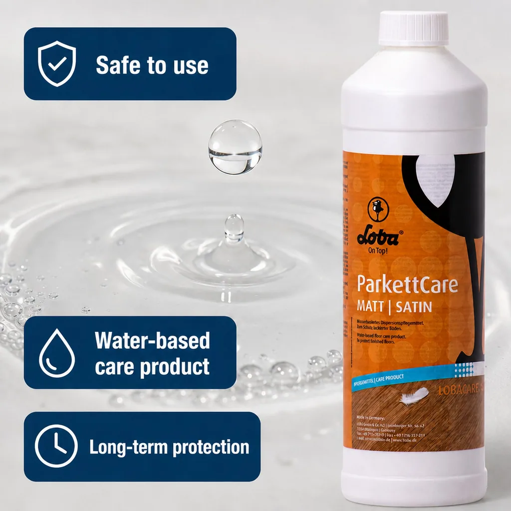 Matte Wood Floor Cleaner, Floor Care, 1 Liter, Hardwood Cleaner