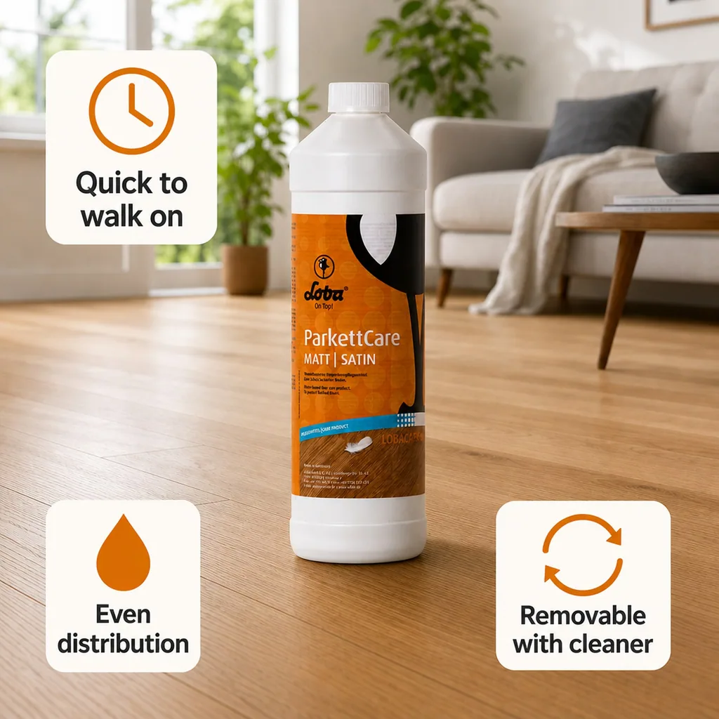 Matte Wood Floor Cleaner, Floor Care, 1 Liter, Hardwood Cleaner