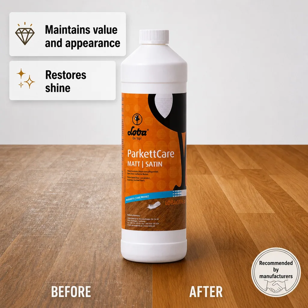Matte Wood Floor Cleaner, Floor Care, 1 Liter, Hardwood Cleaner