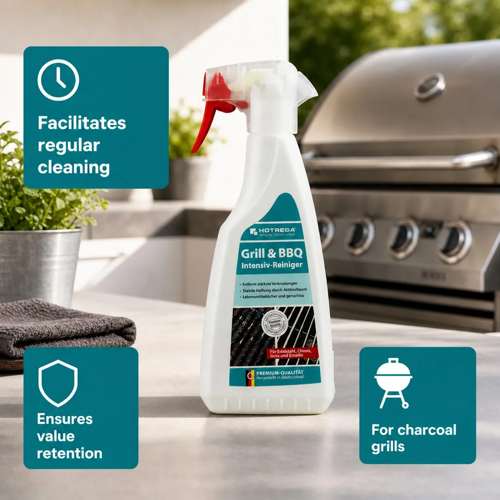 Grill Cleaner, BBQ Cleaner, 500 ml, Grill Cleaning Spray