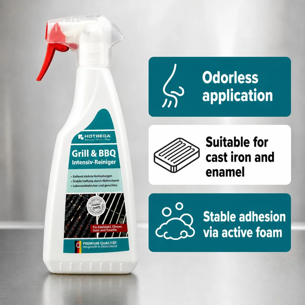 Grill Cleaner, BBQ Cleaner, 500 ml, Grill Cleaning Spray
